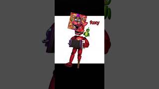 todos los foxy de cada fnaf #fnaf #fivenightsatfreddys #foxy