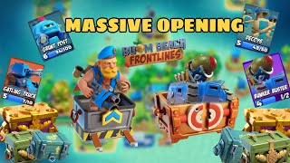 SEASON BOX OPENING | PREMIUM BOXES + QUICKDRAW BOX | BOOM BEACH FRONTLINES