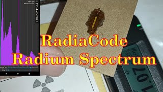 RadiaCode Radium Spectrum!