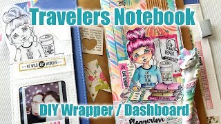 Cute Plannergirl Travelers Notebook Dashboard / Journal Cover