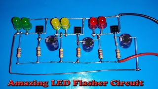 Amazing LED Flasher Circuit