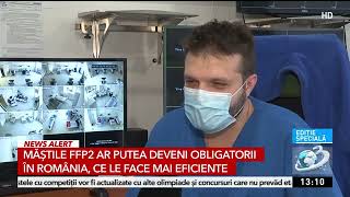 Masca ffp2 ar putea deveni obligatorie in romania