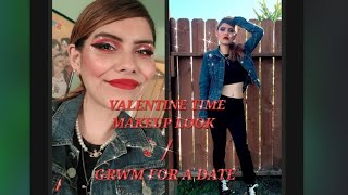 VALENTINE TIME MAKEUP LOOK / GRWM FOR A DATE!