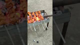 Barbecue Using Old Blower #pakistan #shorts #foodie