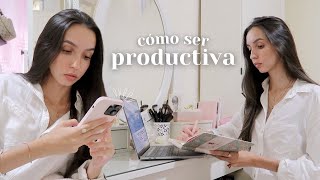 Cómo ser productiva y dejar de procrastinar | hábitos, disciplina y motivación