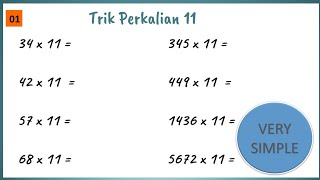 Trik Perkalian 11