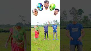 Moye moye song 😁 to me and my brother vs old buddi correct head matching - funny vfx magic video