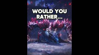 WOULD YOU RATHER... | Monster Hunter Edit | #shorts #sunbreak #mhw #mhwilds