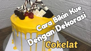 Menghias Kue Ulang Tahun Dengan Dekorasi Cokelat