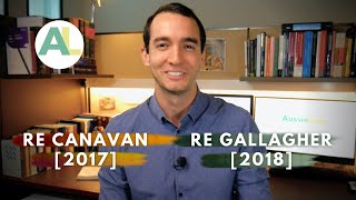 What Happens When an MP is a DUAL CITIZEN? Re Canavan 2017 and Re Gallagher 2018 | AUSSIE LAW