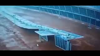 Solar Structure Failed I Auto Tracking Solar Structure failed Due heavy Wind Speed