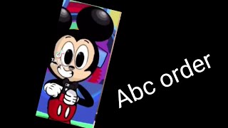 Youtube shorts videos that you not watchings but in ABC order