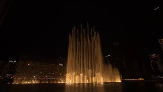 The Dubai Fountain - Baba Yetu (Low Power)