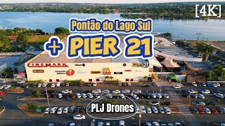 093 - 4K - Drone - Pier21 - Pontão do Lago Sul - Brasília #dji #lagoparanoa #lagosul ​⁠#brasilia #df