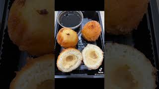 Japanese Donuts stuffed with cream #whattoeatinthailand #ootoya