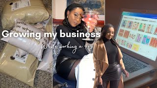 VLOG | Celebrating business milestones + packing orders + wfh days + clean with me + MORE