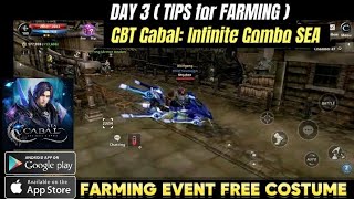 DAY 3 [Tips for Farming] CBT Cabal: Infinite Combo SEA - FOR MOBILE Gameplay