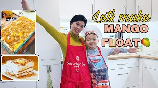 HOW I MAKE MANGO FLOAT🥭 | FILIPINO DESSERT | MOTHER AND SON BONDING