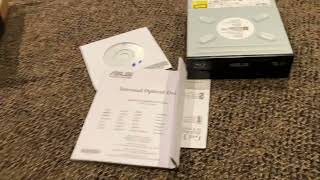 ASUS BW-16D1HT 5.25 Blu-ray Disc Drive Unboxing.