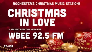 WBEE 92.5 FM – Christmas in Love – Rochester’s Christmas Music Station! (Audacy)