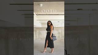 All Black Outfit Idea - Watch Full Video for Outfit Details #Shorts #AllBlackOutfit