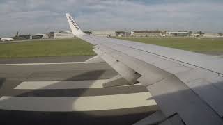 ==✈ Ryanair | Boeing 737-800 | Take off Rome Ciampino ✈