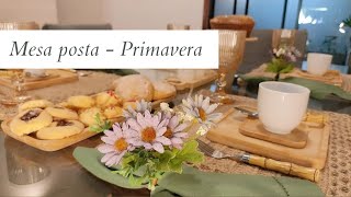 Mesa posta de café rústica | MULHERES ATUAIS