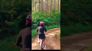 taking girlfriend mountain biking. chill🤙