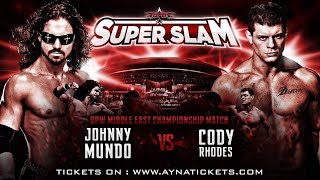 "Johnny Mundo VS CODY RHODES QPW MIDDLE EAST TITLE champion