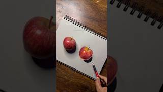 Realistic drawing 😲😳#youtube #shortvideo #drawing #apple #viralvideo