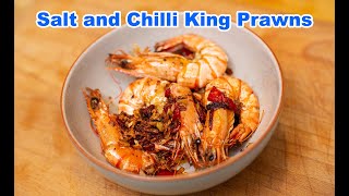 How to Make Salt and Chilli King Prawns / Shrimp - Traditional Chinese Recipe salt and pepper prawns