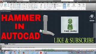 HAMMER IN AUTO CAD IN (HINDI)