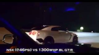 NSX Turbo against R35 and busa