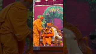 Mahant Swami Maharaj In Mumbai || મહંત સ્વામી મહારાજ મુંબઈ મંદિર પધાર્યા. 31/01/2023 #baps #psm100