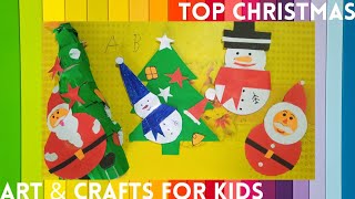 🎄Easy Christmas Crafts for Kids ☃️ #christmascrafts #kidsartsandcrafts #christmas #viralvideo