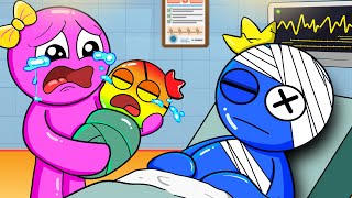 SORRY BLUE! - CARTOON VERY SAD STORY 😥 | RAINBOW FRIENDS ANIMATION