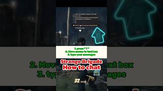 How to chat in Strange Brigade #chat #strange