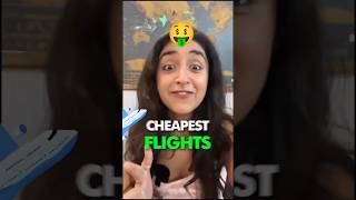 SIMPLEST hack for the CHEAPEST flights!! Go try it NOW✈️ #traveltips #cheapflights #budgettravel