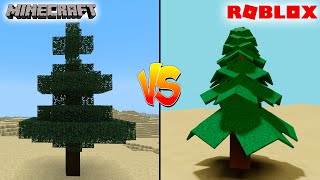 MINECRAFT TREE VS ROBLOX TREE - WHICH IS BETTER? - FUNNY COMPARISON