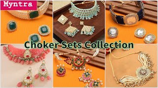 Latest Choker Necklace Sets Collection | Myntra Beautiful Choker Necklace Sets Under ₹500/-