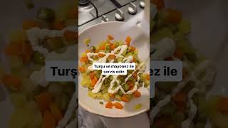 Mükemmel kıvamlı Amerikan salatası sırrı  #shorts #youtubeshorts #keşfet #reels