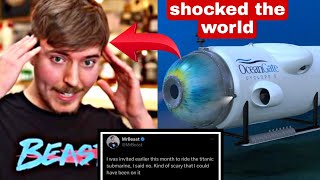 MrBeast almost died in the Titanic submarine | MrBeast submarine