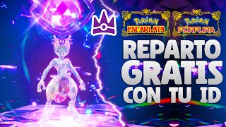 REPARTO MEWTWO EL IMBATIBLE CON TU NOMBRE DE ENTRENADOR GRATIS EN POKEMON ESCARLATA Y PURPURA✅LEGAL✅