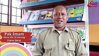 Membaca Cerita bersama Pak Imam, Guru SDI 18 Sorong - Jangan sedih, Bujang!