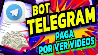 GANAR DINERO VIENDO VIDEOS EN TELEGRAM - NUEVO BOT QUE PAGA POR VER VIDEOS 2024