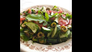 Салат с рукколой. Вкусно и полезно!/Salad with arugula/