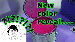 New color reveal! Not sure how I feel about it...