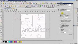 Обучение работе в программе ArtCAM 2011 Pro Видеоурок №3 часть 3 Компоновка векторов