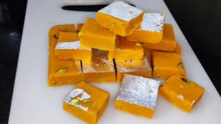 बेसन की बर्फी/चक्की बनाने की रेसिपी/halwai jaisi besan ki chakki barfi/mithai recipe/homemade mithai