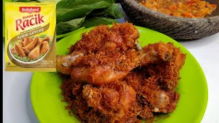 MUDAH DAN PRAKTIS, HANYA PAKAI BUMBU RACIK || RESEP AYAM GORENG SERUNDENG